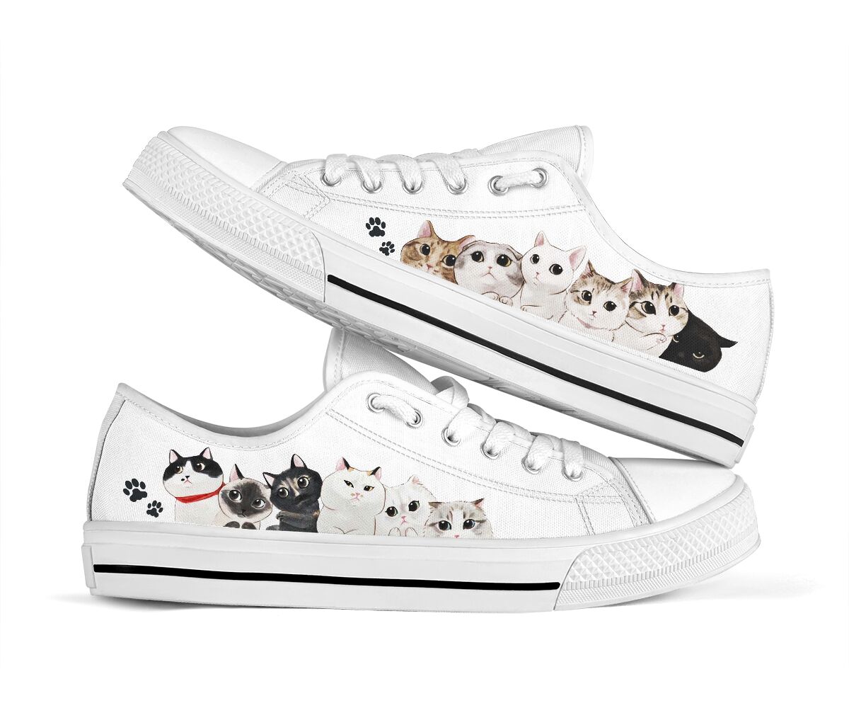 Cats Lover Cat Low Top Shoes 0622