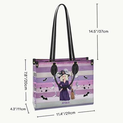 Witch Switch - Personalized Witch Leather Handbag