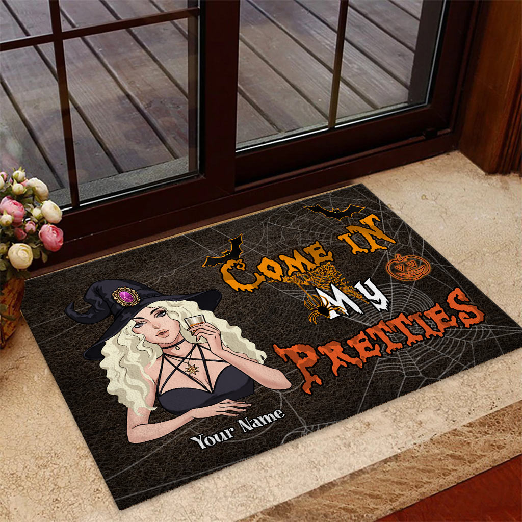 Come In My Pretties - Personalized Halloween Witch Doormat
