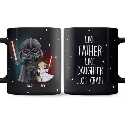 Like Father Like Daughter - Personalized The Force Mug