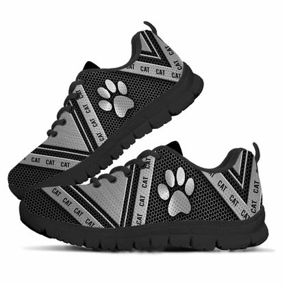 Metallic Pattern Cat Sneakers 0622