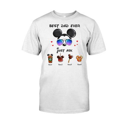 Best Dad Ever - Personalized Father's Day Mouse T-shirt and Hoodie