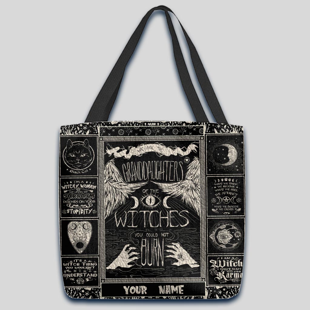 Granddaughter Of The Witches Personalized Tote Bag
