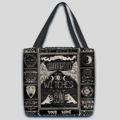 Granddaughter Of The Witches Personalized Tote Bag