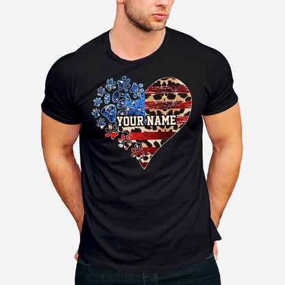 The July Cat Mom - Personalized Independence Day Dog T-shirt and Hoodie