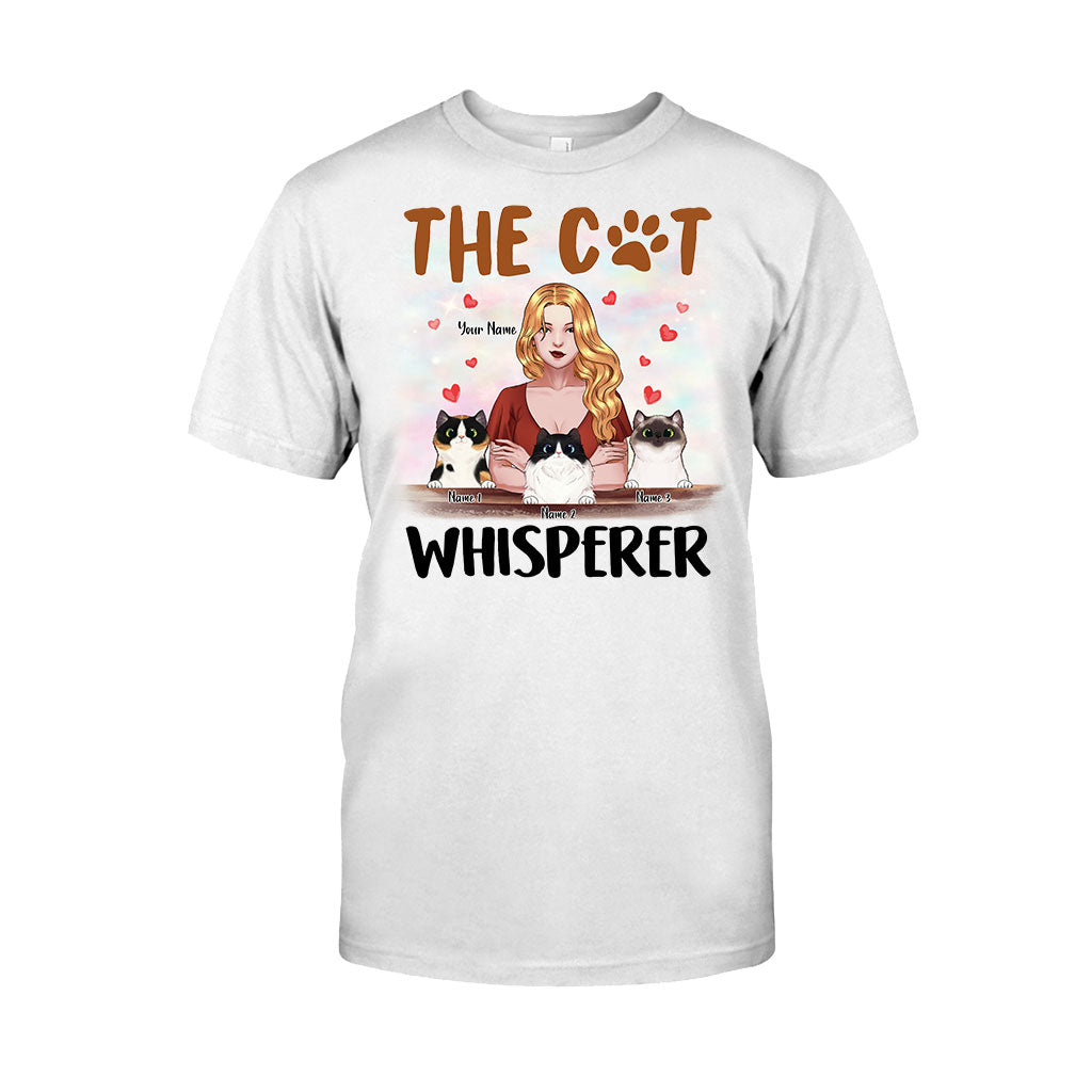 The Cat Whisperer - Personalized Mother's Day Cat T-shirt and Hoodie