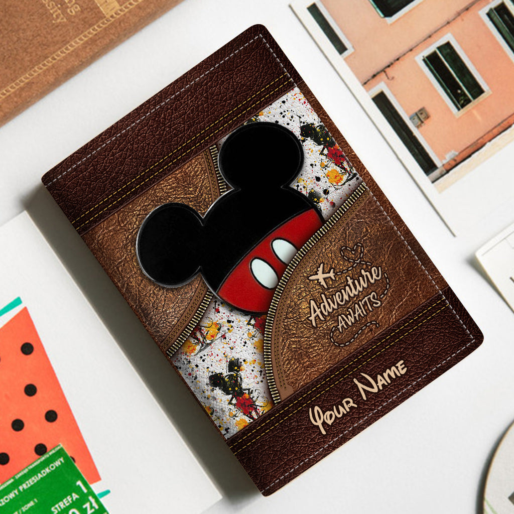 Magic Mouse Ears - Personalized Passport Holder