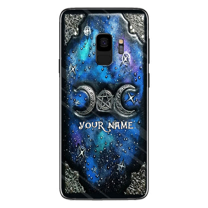 Tripple Moon Silver - Personalized Witch Phone Case