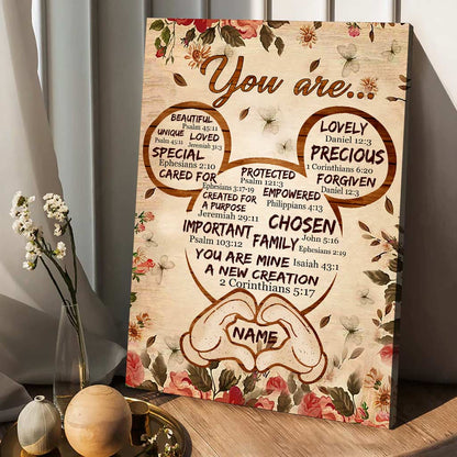You Are ... - Personalized Mouse Canvas And Poster