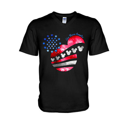 God Bless America Mouse Ears - Independence Day T-shirt and Hoodie