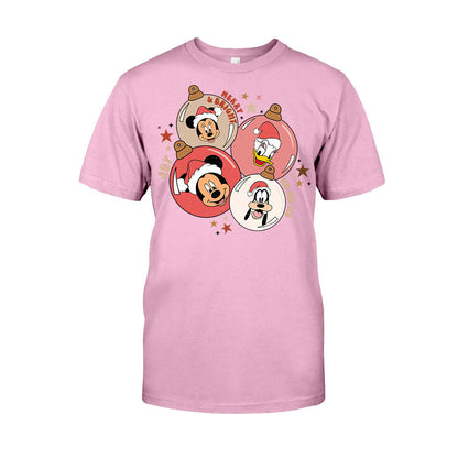 Merry Bright - Christmas Mouse T-shirt and Hoodie