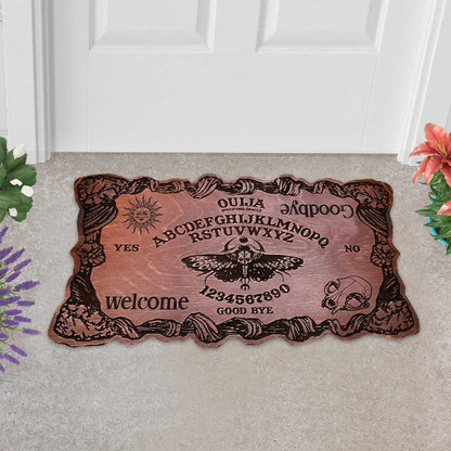 Ouija Welcome Goodbye - Witch Shaped Doormat