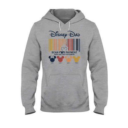 Scan For Payment - Personalized Father's Day Mouse T-shirt and Hoodie