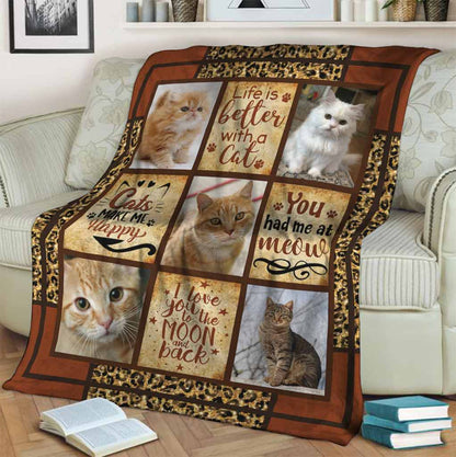 Cat Lover - Personalized Blanket