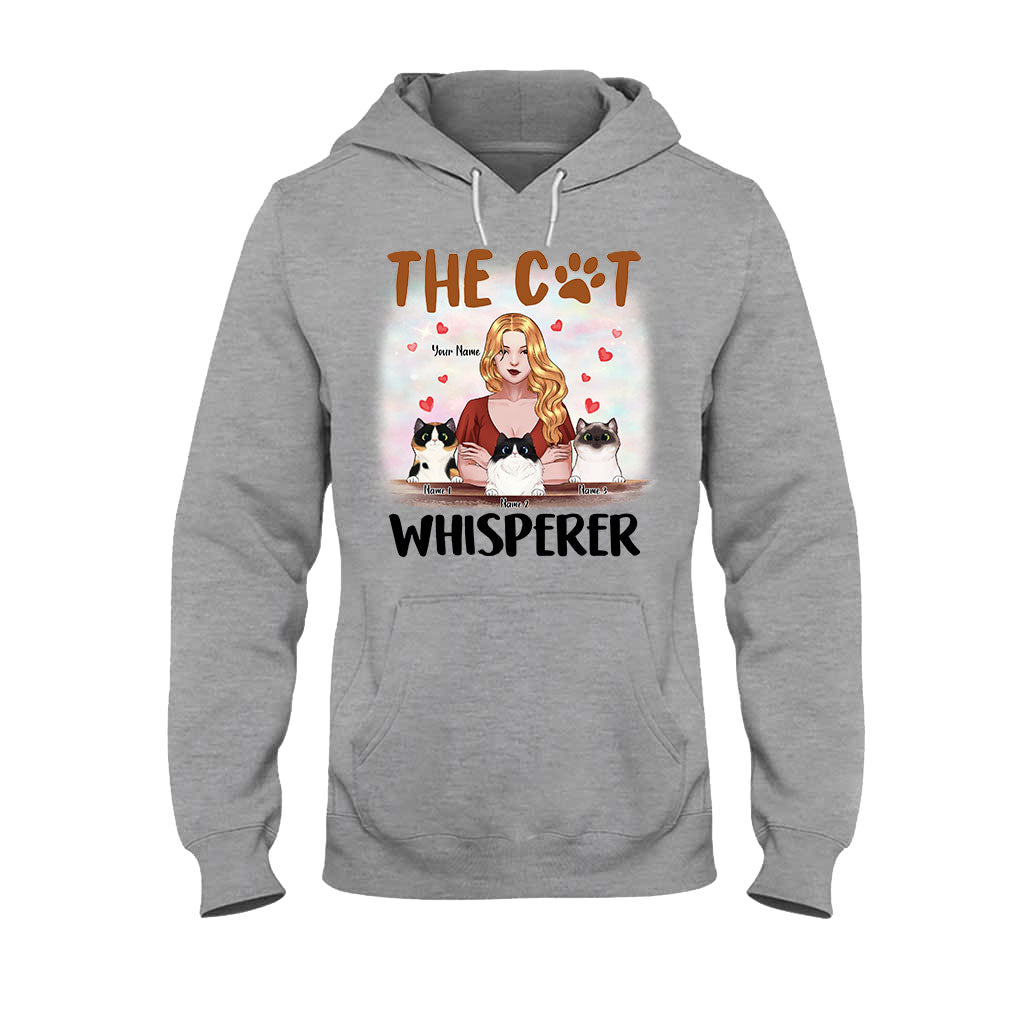 The Cat Whisperer - Personalized Mother's Day Cat T-shirt and Hoodie