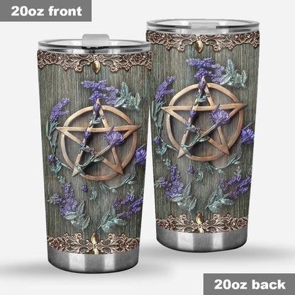 Mystical Witch - Tumbler With 3D Pattern Print