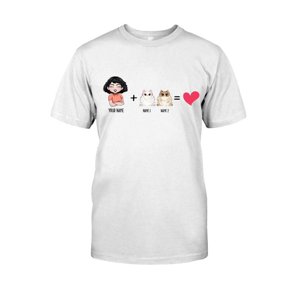 Me With The Cats - Personalized Cat T-shirt and Hoodie