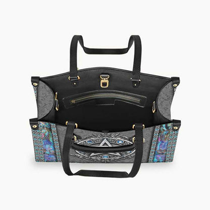 Divine Witch Pentacle - Leather Handbag