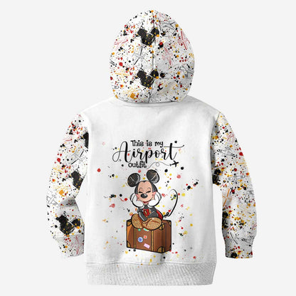 This Is My Airport Outfit - Personalized Mouse Hoodie and Leggings