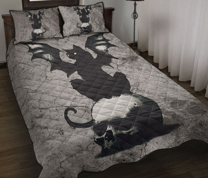 Cool Things Cat  Quilt Set 0622