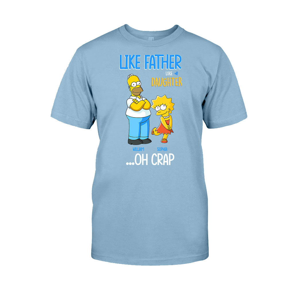 Like Father Like Daughter - Personalized Father T-shirt and Hoodie