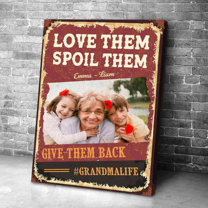Love Them - Personalized Grandma Poster