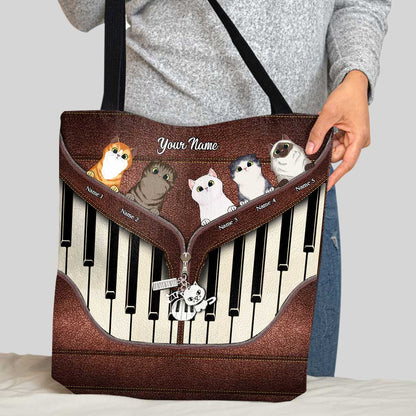 Home Is Where My Cat Is - Personalized Tote Bag