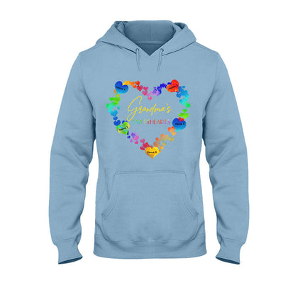 Grandma's Sweethearts - Personalized Valentine Grandma T-shirt and Hoodie