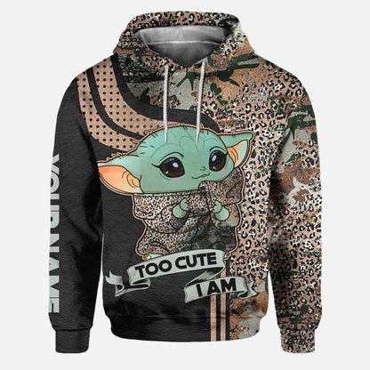 Too Cute I Am - Personalized Hoodie and Leggings