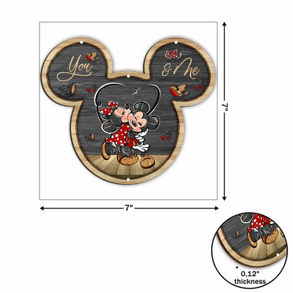 You And Me - Personalized Couple Mouse 3 Pieces Garland
