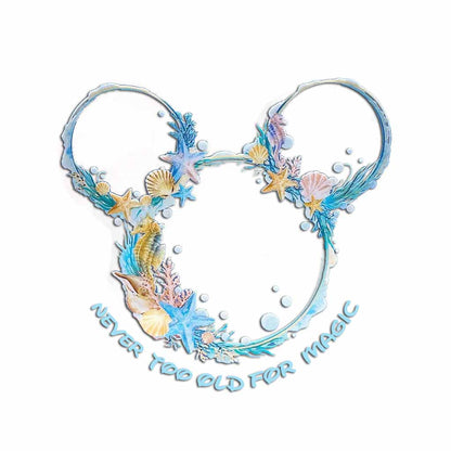 Never Too Old For Magic - Mouse Decal Full