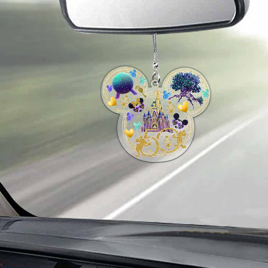 50 Years Of Magic - Mouse Transparent Car Ornament