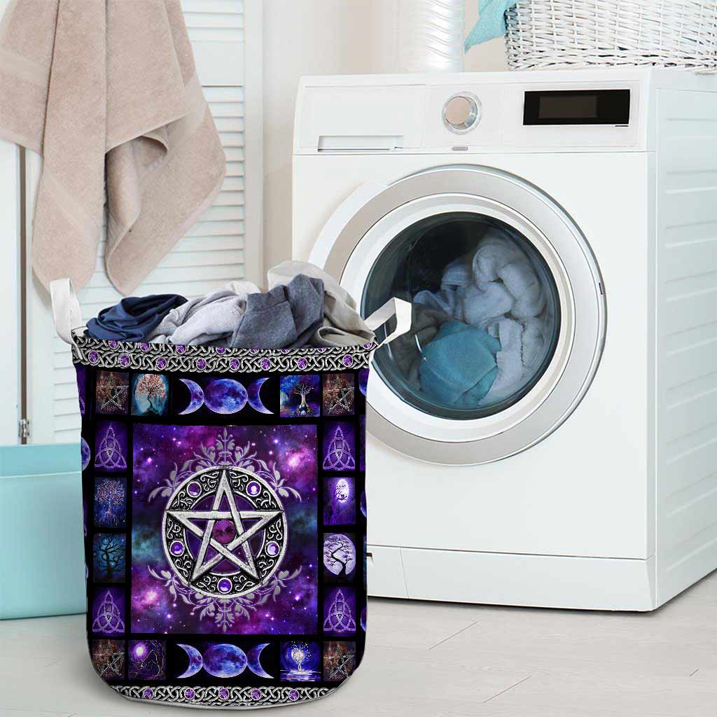 Witch Vibes Purple Pentagram - Storage Basket