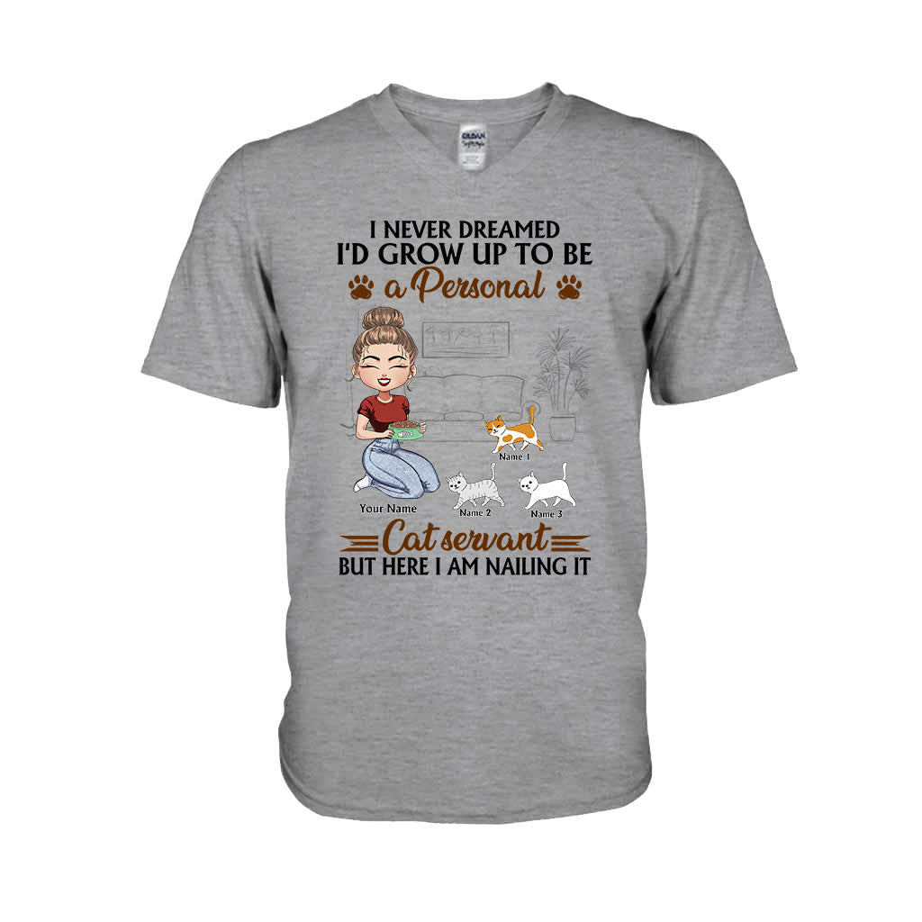 Personal Cat Servant - Personalized T-shirt and Hoodie
