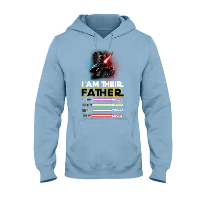 I Am Their Father - Personalized Father's Day The Force T-shirt and Hoodie