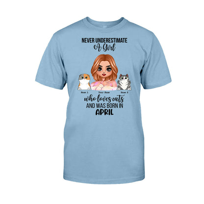 Never Underestimate - Personalized Cat T-shirt and Hoodie