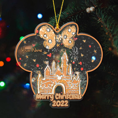 Magical Cookie - Personalized Christmas Mouse Transparent Ornament