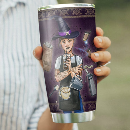 Even Witches Need Coffee - Witch Tumbler 0822