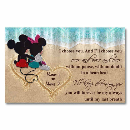 You And Me - Personalized Mouse Poster
