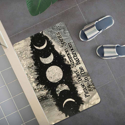 Please Don't Summon Spirits In The Bathroom - Witch Bath Mat