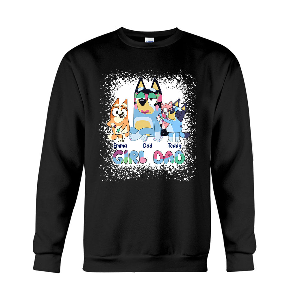 Girl Dad - Personalized Father T-shirt And Hoodie