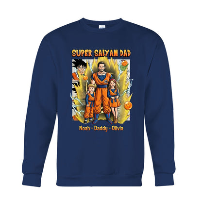 Legendary Super Power Father - Personalized Seven Balls T-shirt And Hoodie