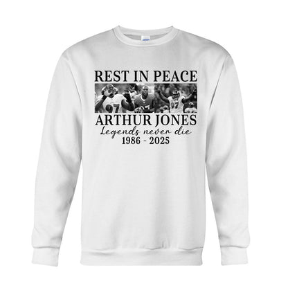 Rest In Peace - Football T-shirt And Hoodie