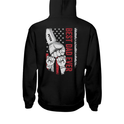 Best Dad Ever - Personalized Father T-shirt and Hoodie