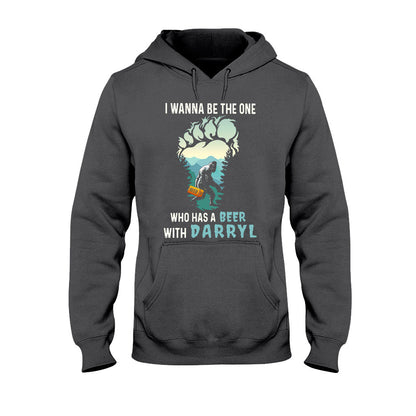 I Wanna Be The One Who Has A Beer With Bigfoot - Camping T-shirt and Hoodie 112021