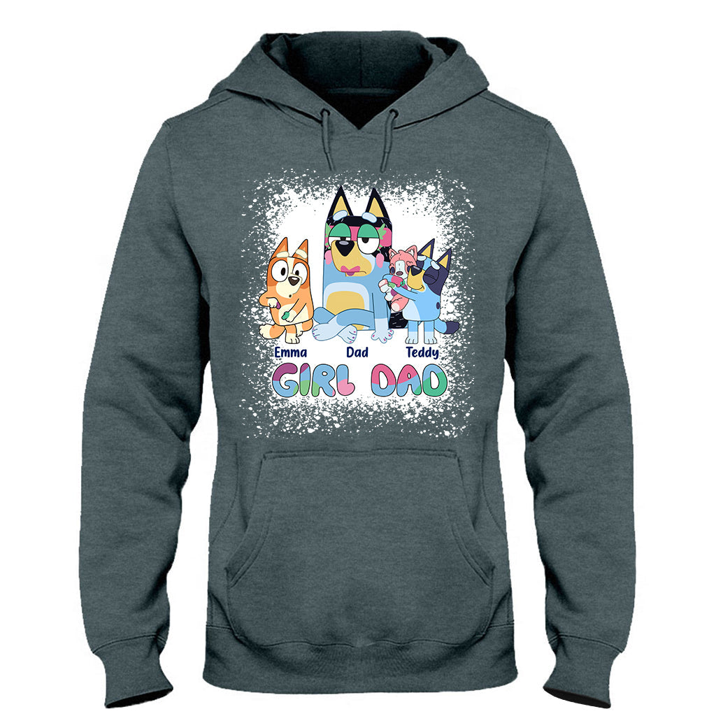 Girl Dad - Personalized Father T-shirt And Hoodie