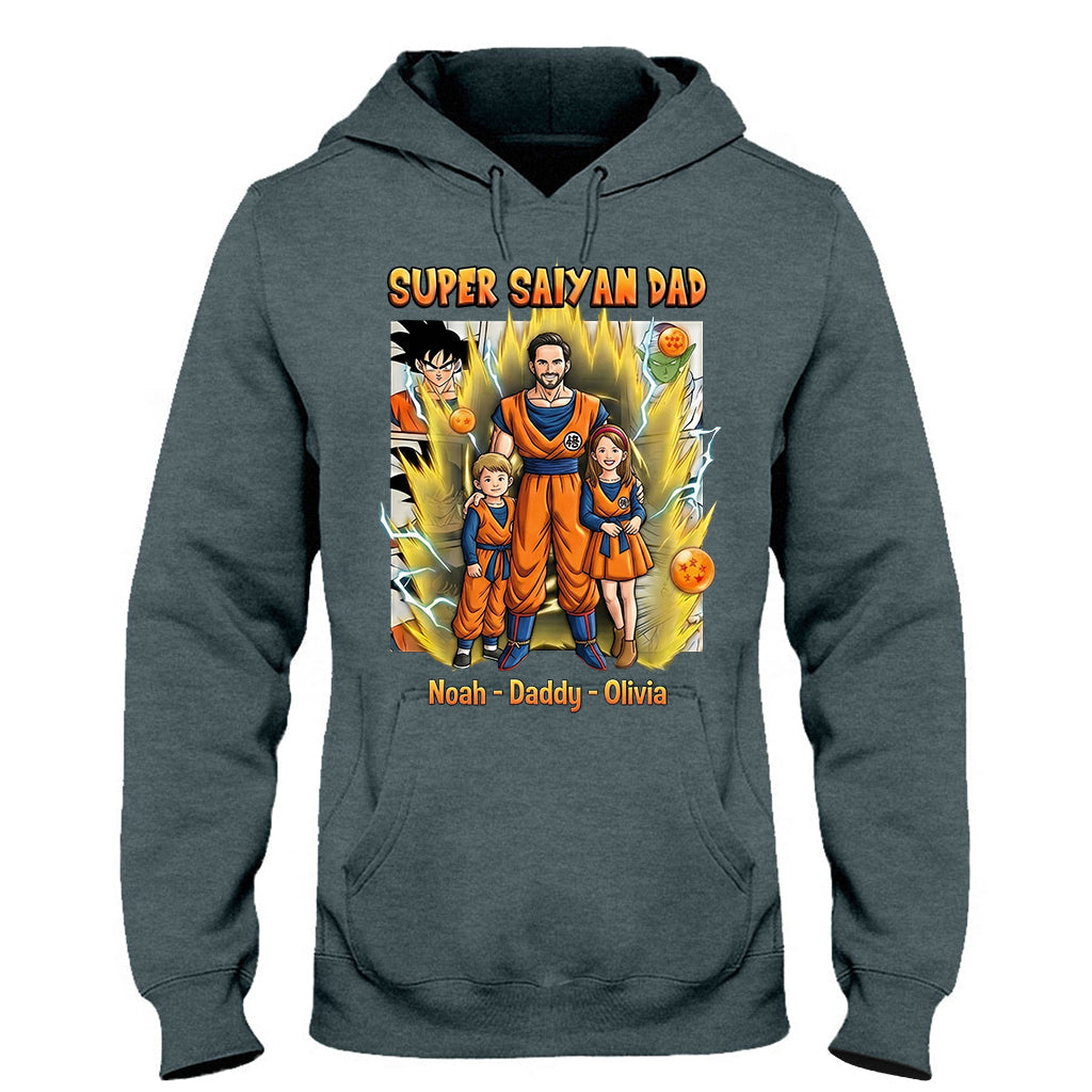 Legendary Super Power Father - Personalized Seven Balls T-shirt And Hoodie