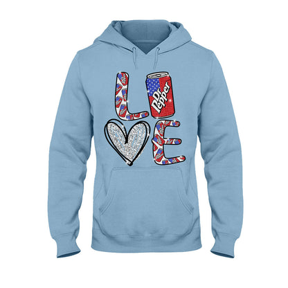 Love Summer Patriotic Texas Drink T-shirt and Hoodie