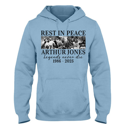 Rest In Peace - Football T-shirt And Hoodie