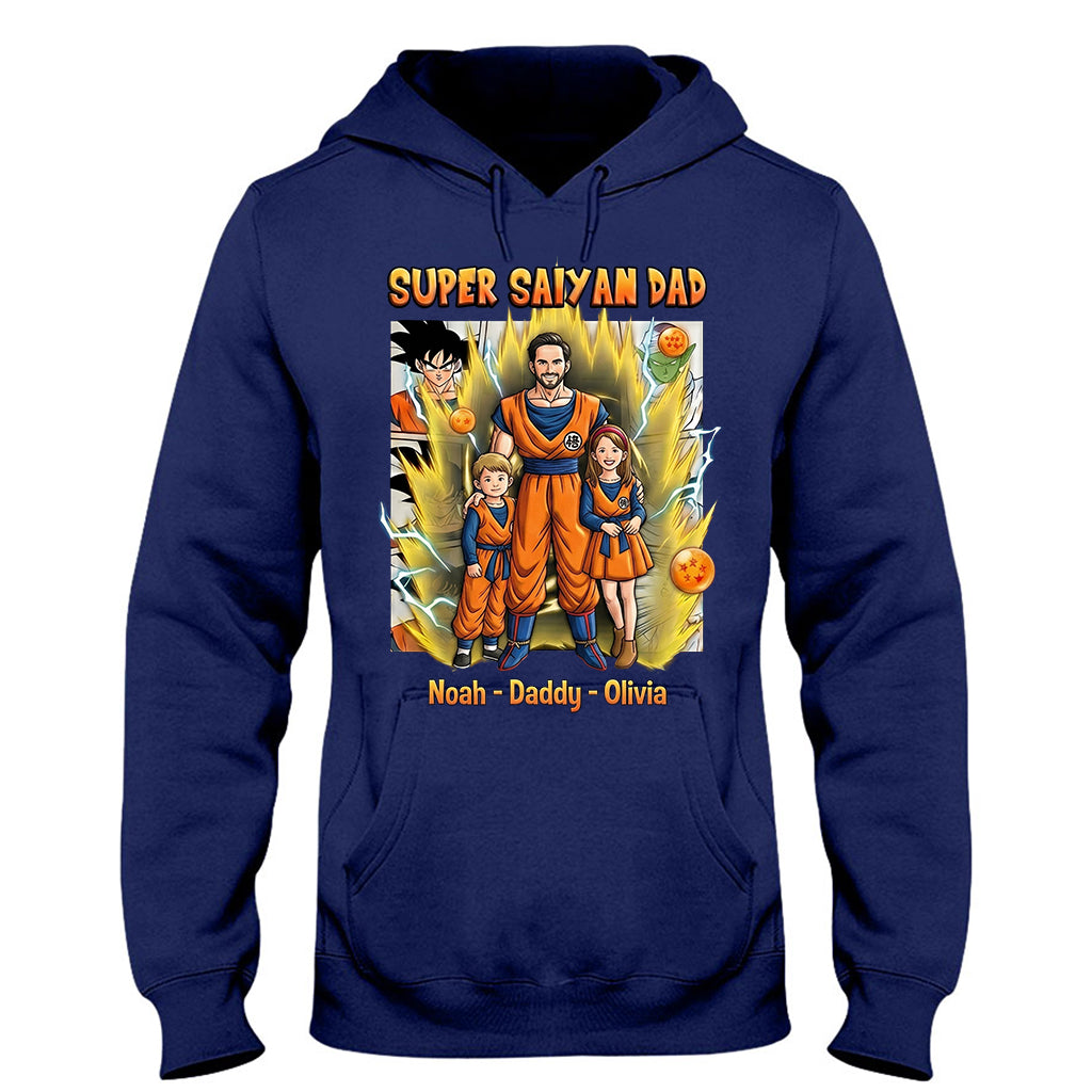 Legendary Super Power Father - Personalized Seven Balls T-shirt And Hoodie